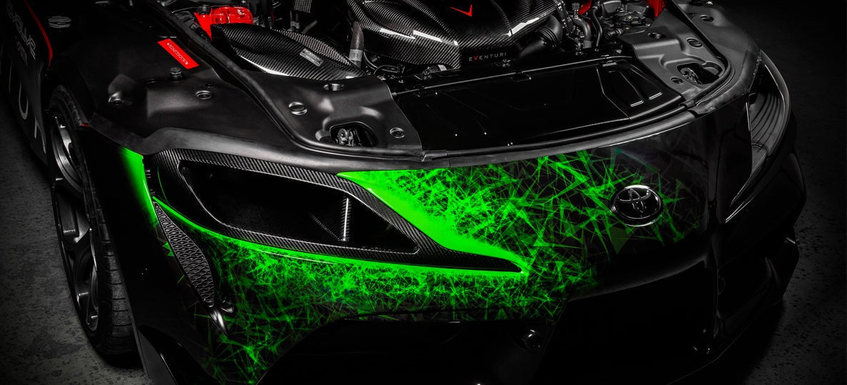 Eventuri Carbon Headlamp Race Duct | 2020-2026 Toyota Supra (EVE-A90-CF-HDP)