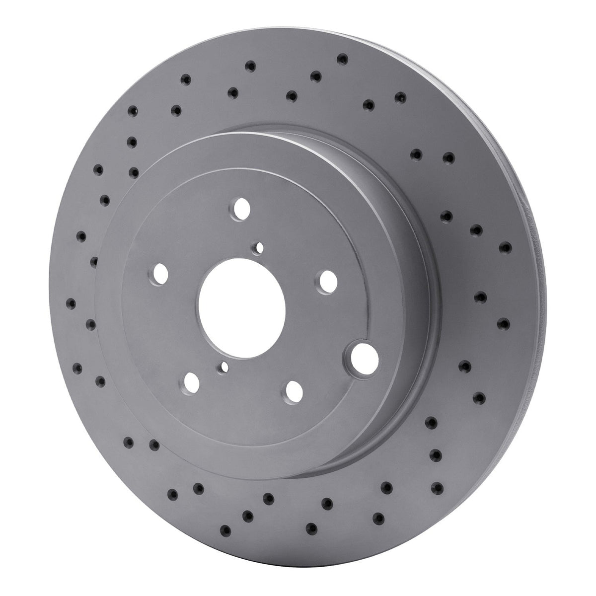 DFC Rear Drilled Hi-Carbon Alloy Geomet Coated Rotor | 2018-2021 Subaru WRX STI (920-13042)