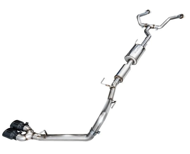 AWE 0FG Exhaust for 3rd Gen Toyota Tundra - Dual Diamond Black Tips (3015-33063)
