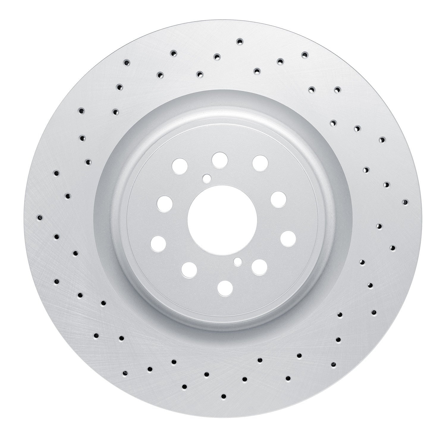 DFC Front Drilled Hi-Carbon Alloy Geomet Coated Rotor | 2018-2021 Subaru WRX STI (920-13041)