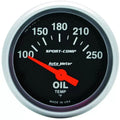 Autometer 2-1/16" 100-250 °F Oil Temperature Gauge SPORT-COMP | Universal (3347)