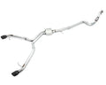 AWE Track Edition Exhaust for B9 A5, Dual Outlet - Diamond Black Tips (includes downpipe) (3020-33034)