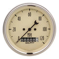 Autometer 3-3/8" 0-120 MPH Speedometer Gauge Antique Beige | Universal (1879)