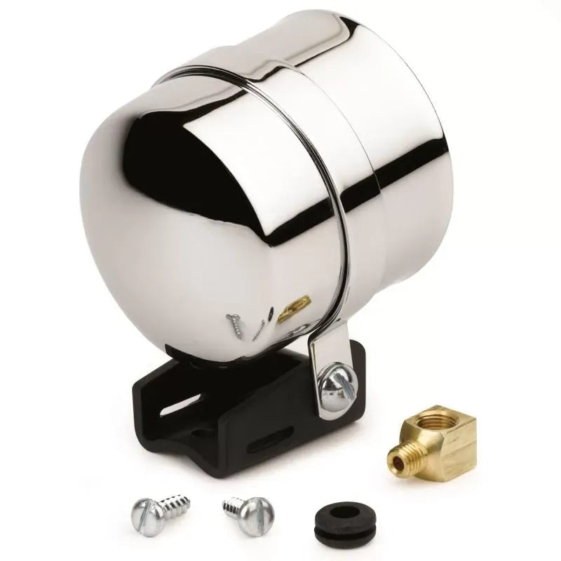 Autometer 2-5/8" 2 5/8" Gauge Mount Pedestal W/ Chrome Cup | Universal (3201)