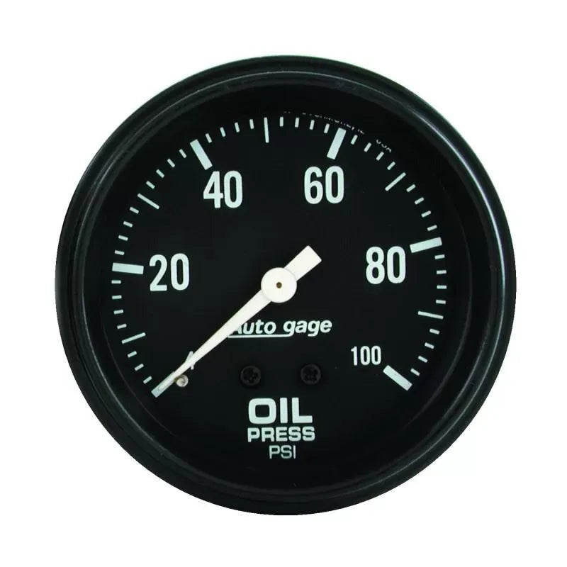 Autometer 2-5/8" 0-100 PSI Oil Pressure Gauge Auto Gage | Universal (2312)