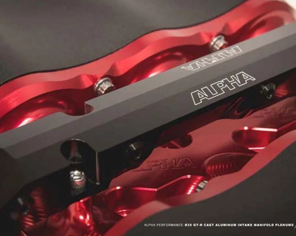 AMS Performance Intake Manifold w/Cast Aluminum Plenums & Triple Fuel Rail (18 injectors) | 2009-2024 Nissan GT-R (ALP.07.08.0101-97)