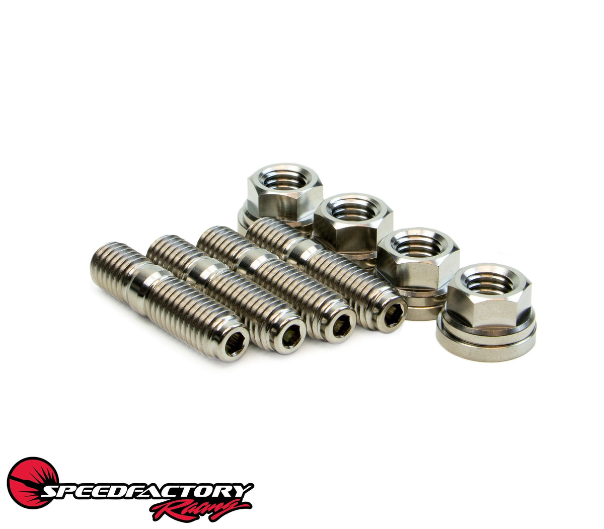 SpeedFactory Racing M10x1.5mmx40mm Titanium Turbo to Manifold Stud Kit (SF-02-081)