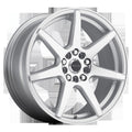 Raceline Wheels Evo Silver w/ Machined Spoke Faces and Outer Lip 18x7.5 | 5x110/5x114.3 (131S-87588+42)