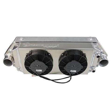 SpeedFactory Racing Dual Backdoor Intercooler | 1994-2001 Acura Integra, 2000-2009 Honda S2000, and 1992-2000 Honda Civic (SF-06-100-083-031)