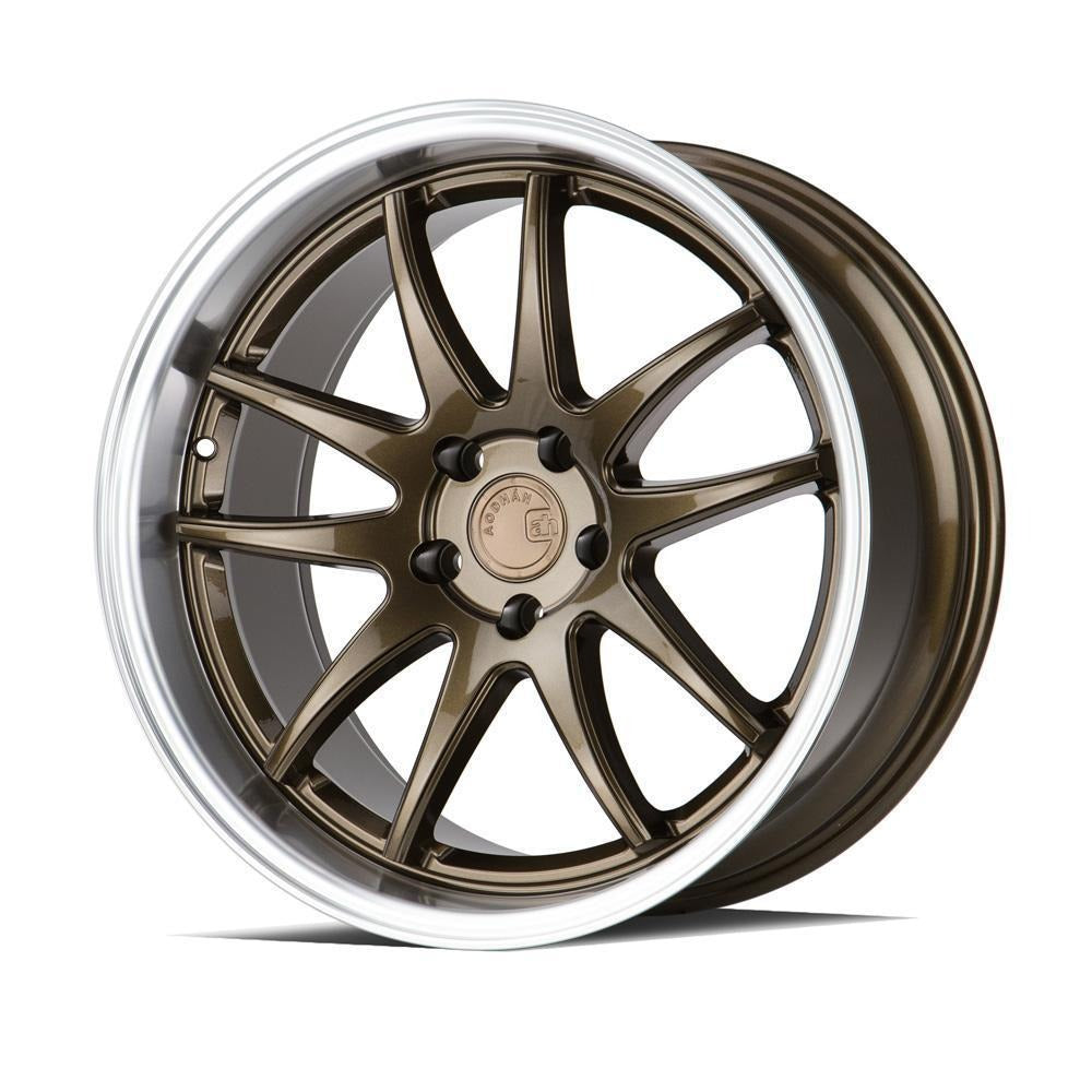 AodHan Wheels DS02 Bronze w/ Machined Lip 19x11 | 5x114.3 (DS21911511415BR)