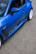 StreetHunter Designs 2nd Gen BRZ/GR86 Carbon Fiber Side Skirt Extension (Pair) | 2022+ BRZ / GR86 (SHD-BRZGR86-SSCBN)