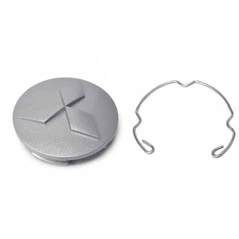 Mitsubishi OEM Wheel Center Cap and Retainer Clip | 2003-2005 Mitsubishi Evo 8 (MAP-MIT-4252A014-MB579402)