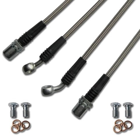 Technafit Front and Rear Stainless Steel Brake Lines | 2018-2022 Honda Accord 2.0T (HN-1169)