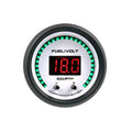 Autometer 2-1/16" Two Channel 0-100%/8-18V Digital Fuel Level /Volt Gauge Phantom Elite | Universal (6709-PH)