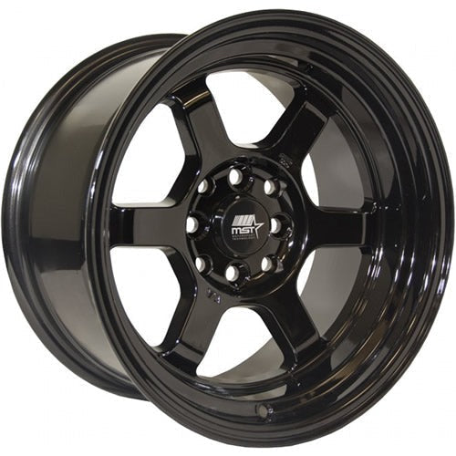 MST Wheels Time Attack Black 16x8 | 5x114.3 (01T-6865-20-BLK)