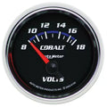 Autometer 2-1/16" 8-18V Voltmeter Gauge Cobalt | Universal (6192)