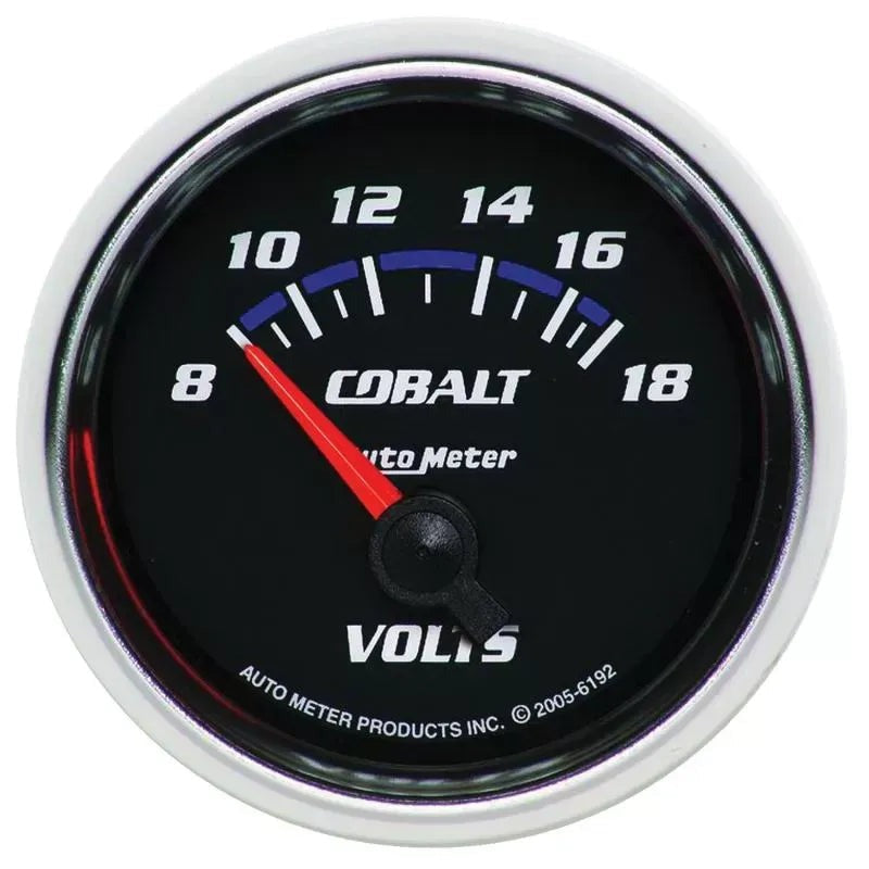 Autometer 2-1/16" 8-18V Voltmeter Gauge Cobalt | Universal (6192)