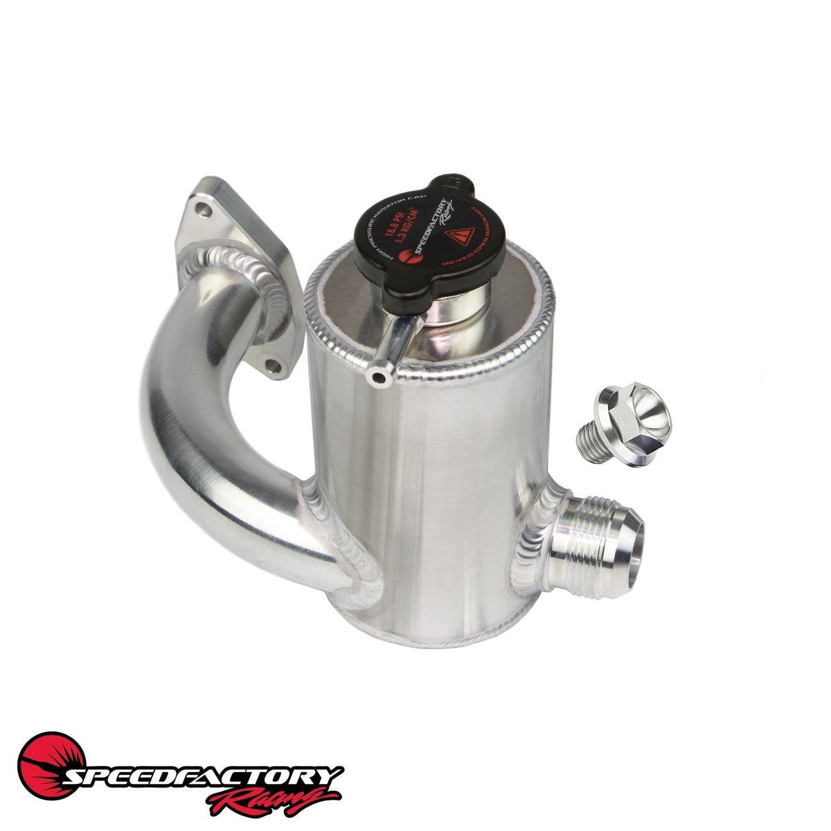 SpeedFactory Racing B-Series STREET Series Cooling System Fill Pots | 1994-2001 Acura Integra, and 1999-2000 Honda Civic Si (SF-06-068A-S)