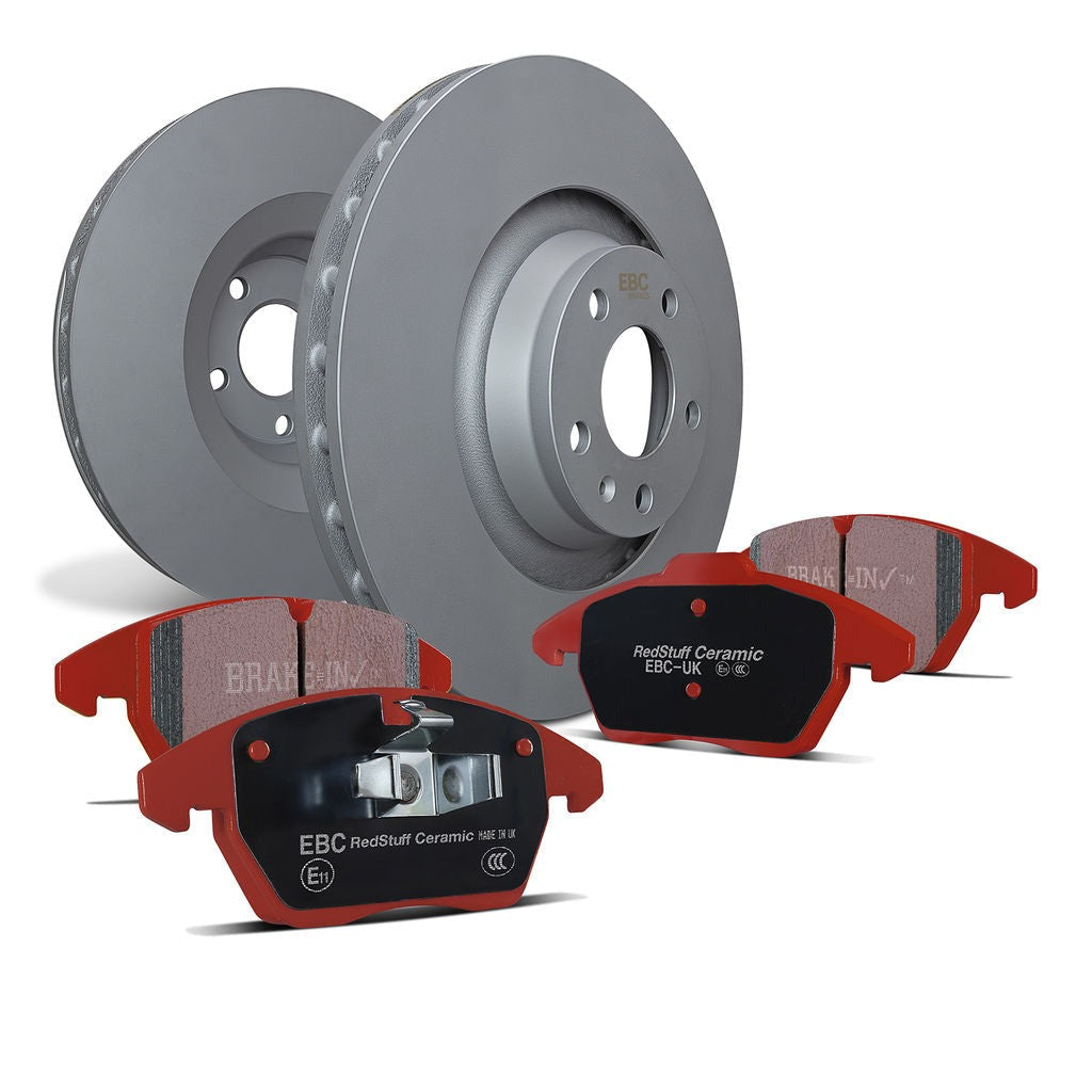 EBC Brakes S12K Redstuff Pad & Plain Rotor Rear Kit | 2022-2026 Honda Civic Si (S12KR1641)