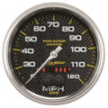 Autometer 5" 0-120 MPH Speedometer Gauge Marine Carbon Fiber | Universal (200646-40)