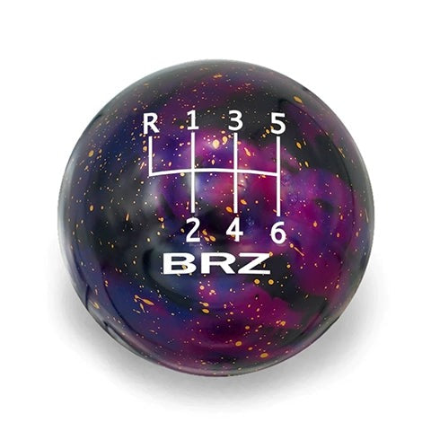 Billetworkz Cosmic Space Shift Knob - 6 Speed BRZ Engraving | 2013-2021 Subaru BRZ (BW-KNB-BRZ1-SBRZ)
