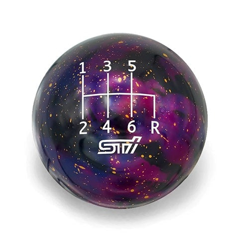 Billetworkz Cosmic Space Shift Knob - 6 Speed STI Engraving | 2004-2021 Subaru WRX STI (BW-KNB-STI6-SSTI)