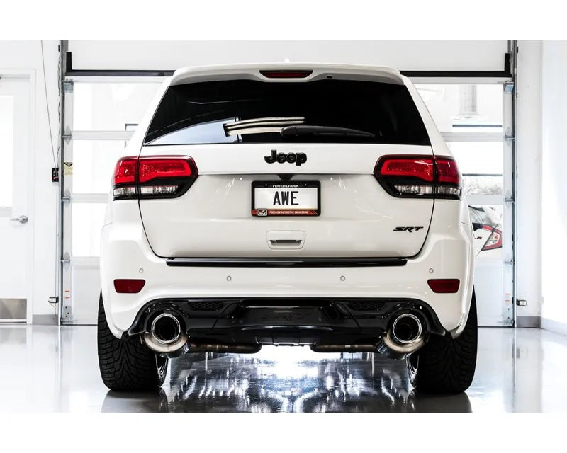 AWE Track Edition Exhaust for Jeep Grand Cherokee SRT - Diamond Black Tips (3020-33051)