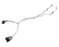 AWE Track Edition Exhaust for Audi B9 S4 - Non-Resonated - Diamond Black 102mm Tips (3010-43048)