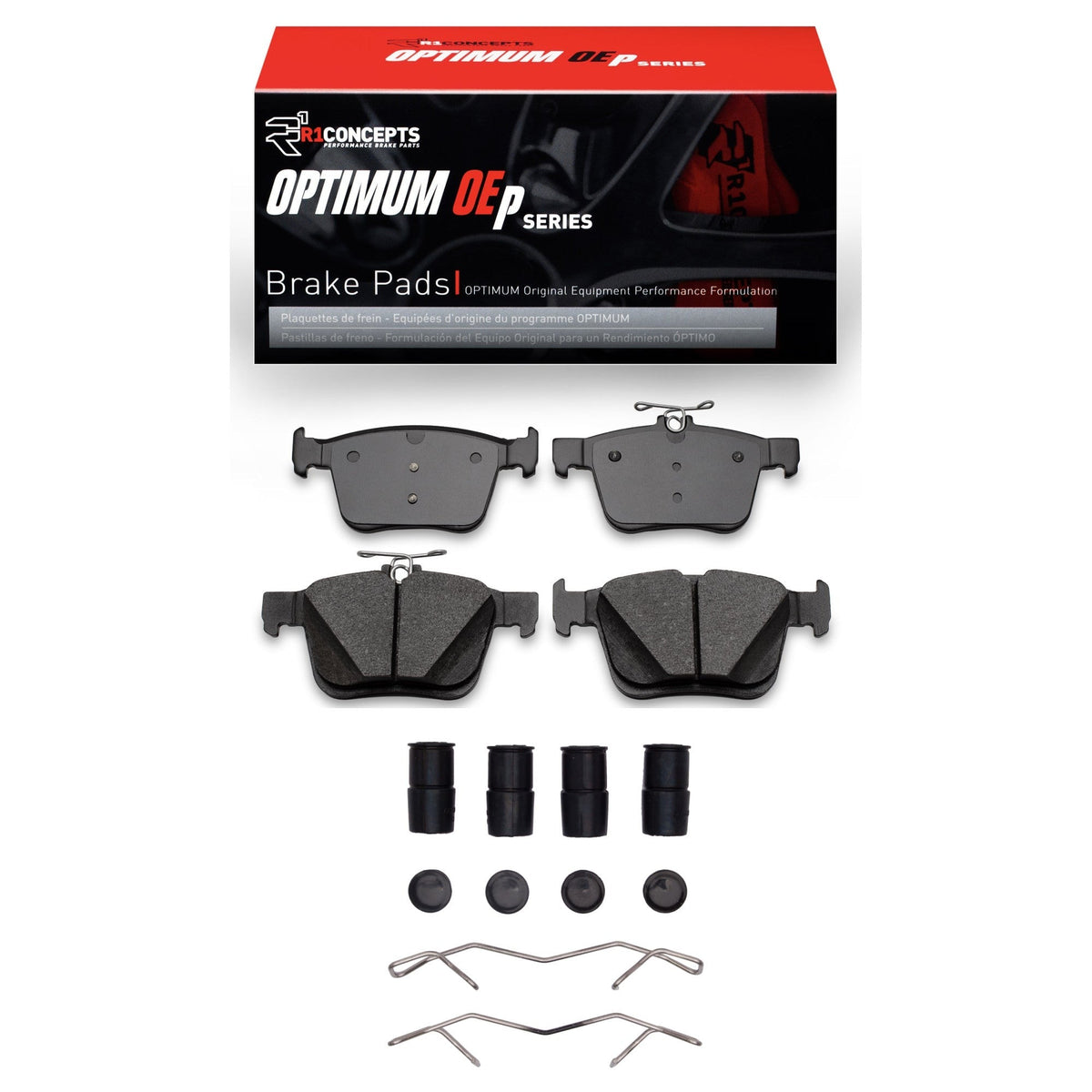 R1 Concepts Rear Optimum OE Brake Pads | 2015-2019 VW Golf R (2551-1761-01)