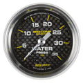 Autometer 2-1/16" 0-35 PSI Water Pressure Gauge Marine Carbon Fiber | Universal (200772-40)