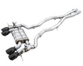 AWE SwitchPath Catback Exhaust for BMW G8X M3/M4 - Diamond Black Tips (3025-42480)