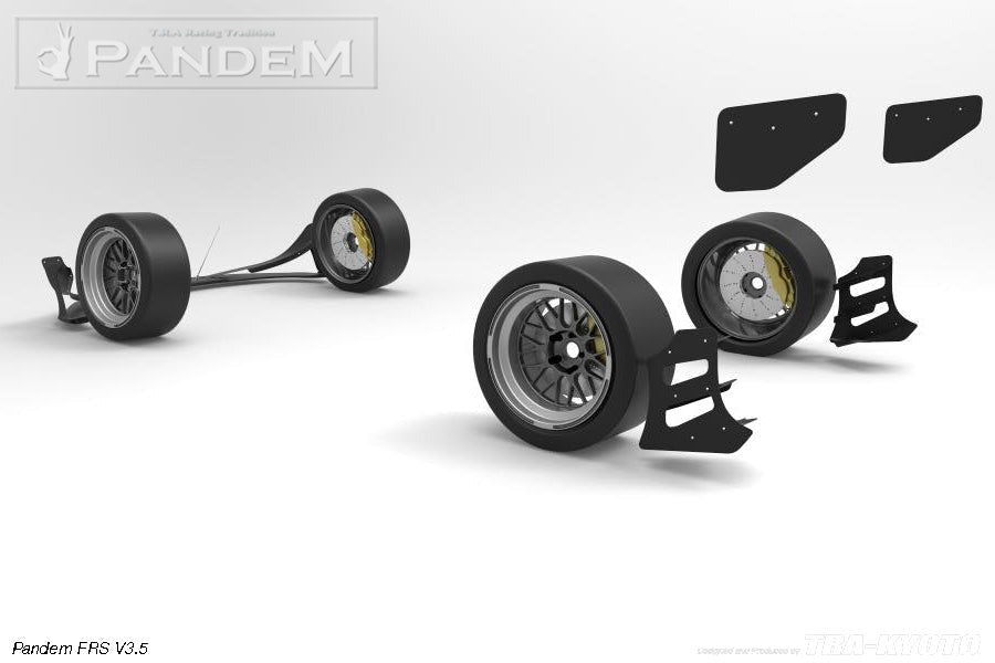 GReddy Pandem Wide Body V3.5 Rear Canards | 2013-2016 Scion FR-S (17010284)