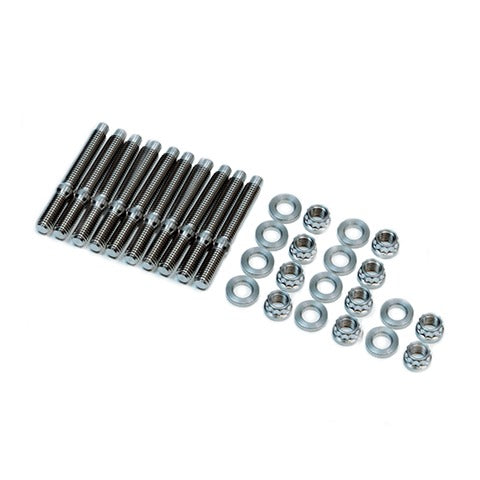 SpeedFactory Racing Honda B/D/F/H/J Stainless Steel Intake/Exhaust Manifold Stud Kits | 1990-2001 Acura Integra, 1999-2000 Honda Civic Si, and 1992-2001 Honda Prelude (SF-02-061-SS)