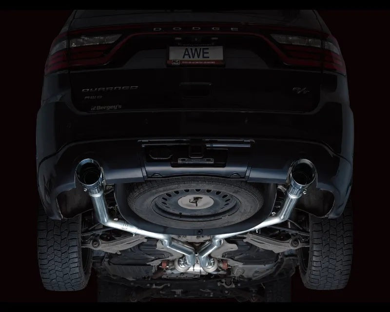 AWE Track Edition Exhaust for Dodge Durango 3.6 / 5.7 - Chrome Silver Tips (3020-32575)