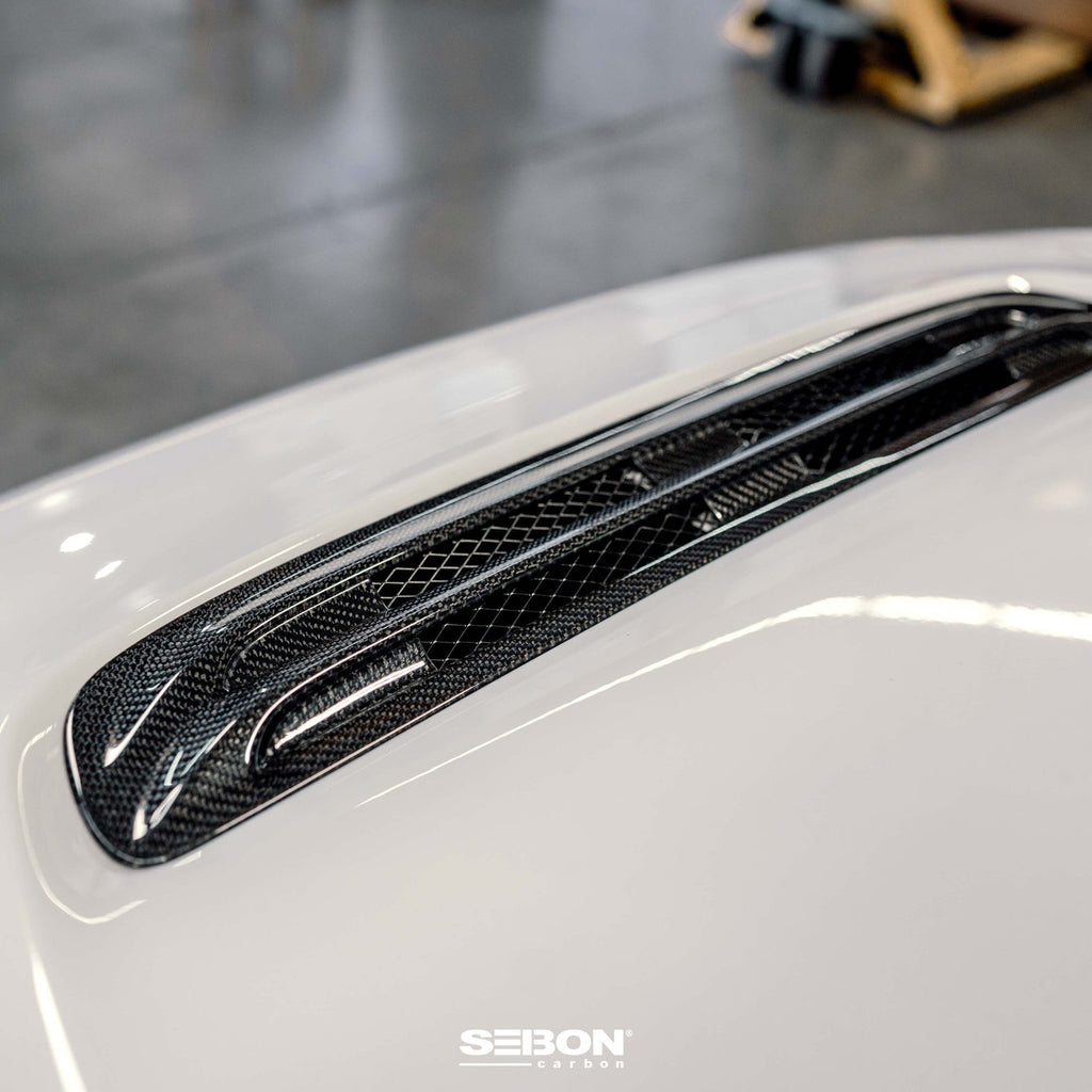 Seibon Carbon Fiber Hood Vent | 2023+ Honda Civic Type R (HDS23HDCVR)