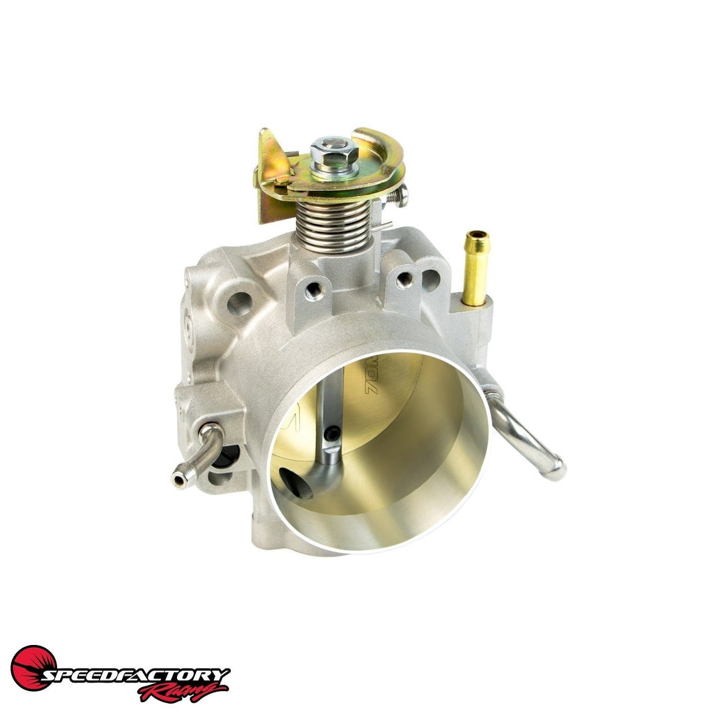 SpeedFactory Racing 70mm Throttle Body w/ Thermal Gasket | 2000-2005 Honda S2000, 1992-2000 Honda Civic, and 1994-2001 Acura Integra (SF-02-500)