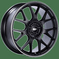 BBS Wheels CHR Satin Black w/ Polished Outer Lip Ring 20x9.5 | 5x114.3 (CH124BPO)