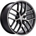 BBS Wheels CCR Satin Graphite Gray w/ Diamond Cut Machined Spoke Faces & a Polished Outer Lip Ring 20x9 | 5x120 (CC0302GRPK)