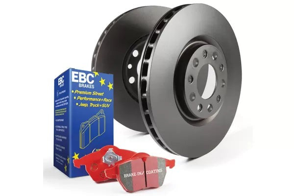 EBC Brakes S12K Redstuff Pad & Plain Rotor Rear Kit | 2016+ Honda Civic Non-Si (S12KR1584)