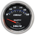 Autometer 2-5/8" 8-18V Voltmeter Gauge Cobalt | Universal (7991)