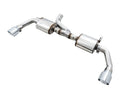 AWE Tread Edition Axleback Dual Exhaust for Jeep JK/JKU 3.6L - Chrome Silver Tips (3015-32003)