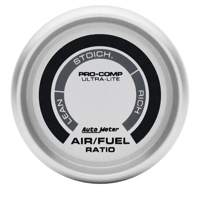 Autometer 2-1/16" LEAN-RICH Air/Fuel Ratio-Narrowband Gauge ULTRA-LITE | Universal (4375)