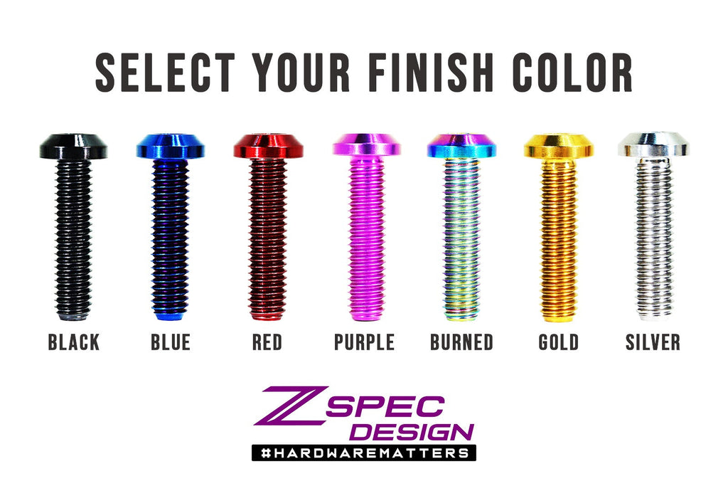 ZSPEC Strut Tower Brace/Bar Titanium Fastener Kit | 2023+ Nissan Z (00843612141590)