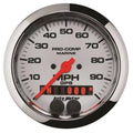 Autometer 3-3/8" 0-100 MPH Speedometer Gauge Marine Chrome ULTRA-LITE | Universal (200636-35)