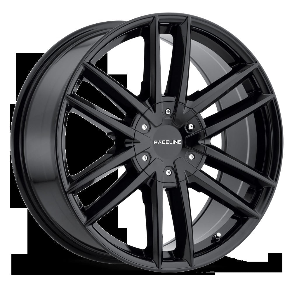 Raceline Wheels Impulse Gloss Black 18x8 | 5x110/5x114.3 (158B-88088+35)