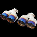 XForce Burnt Blue Exhaust Tips | 2011-2021 Subaru WRX/STI (ES-SW27-BLUETIP)