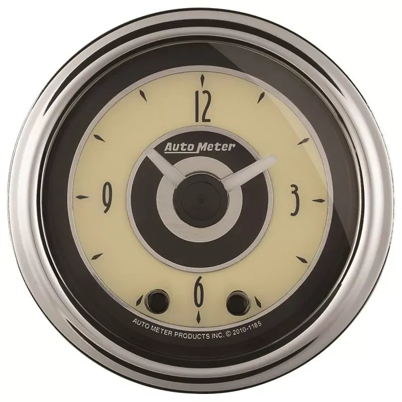 Autometer 2-1/16" 12-Hour Clock Gauge Cruiser AD | Universal (1184)