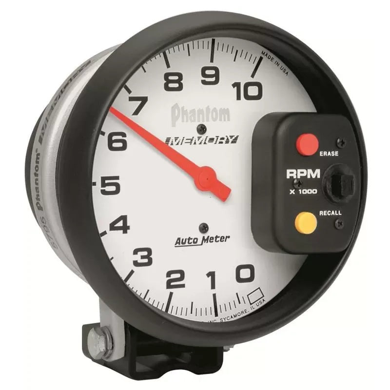 Autometer 5" 0-10000 RPM Tachometer Gauge Phantom | Universal (5795)