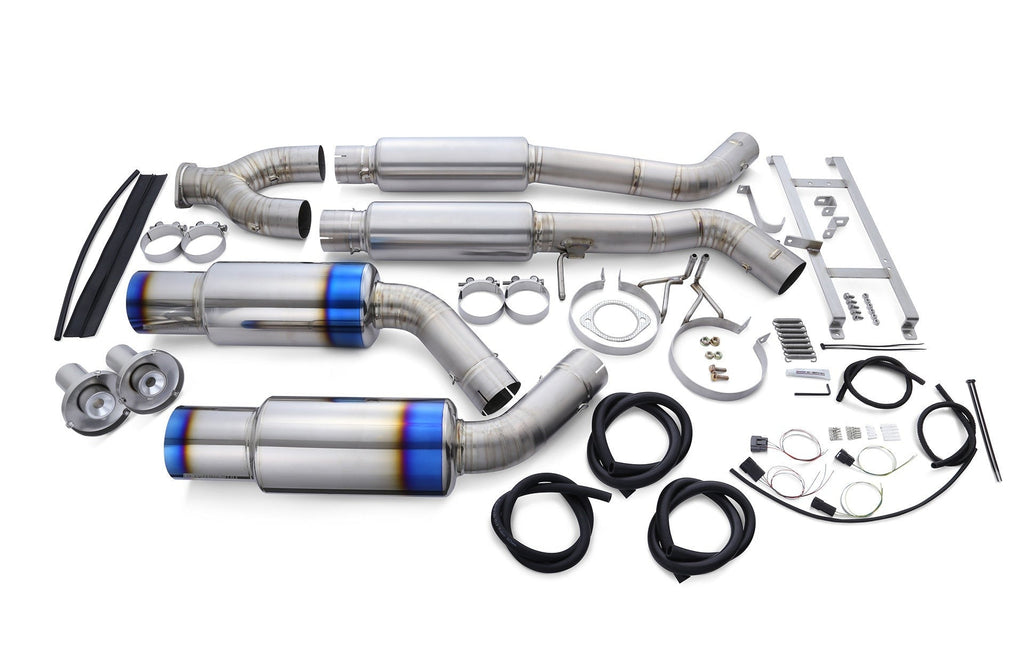 Tomei Expreme Ti Full Titanium Muffler Type-D Dual Exhaust | 2009-2020 Nissan 370Z Z34 (TB6090-NS02B)