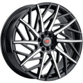 Revolution Racing RR21 Black w/ Machined Spoke Accents 20x8 | 5x110/5x114.3 (RR21-20851014+40BM)